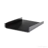 StarTech.com Bandeja de rack para servidor 2U – Bandeja de montaje en rack extensible universal para rack y armario de equipos de red de 19 pulgadas – Acero de alta resistencia – Capacidad de carga 22,6 kg – Bandeja de 22 pulgadas de profundidad, negro