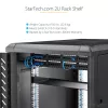 StarTech.com Bandeja de rack para servidor 2U – Bandeja de montaje en rack extensible universal para rack y armario de equipos de red de 19 pulgadas – Acero de alta resistencia – Capacidad de carga 22,6 kg – Bandeja de 22 pulgadas de profundidad, negro