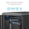StarTech.com Bandeja de rack para servidor 2U – Bandeja de montaje en rack extensible universal para rack y armario de equipos de red de 19 pulgadas – Acero de alta resistencia – Capacidad de carga 22,6 kg – Bandeja de 22 pulgadas de profundidad, negro