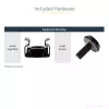 StarTech.com Bandeja de rack para servidor 2U – Bandeja de montaje en rack extensible universal para rack y armario de equipos de red de 19 pulgadas – Acero de alta resistencia – Capacidad de carga 22,6 kg – Bandeja de 22 pulgadas de profundidad, negro