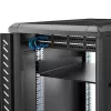 StarTech.com Bandeja de rack para servidor 2U – Bandeja de montaje en rack extensible universal para rack y armario de equipos de red de 19 pulgadas – Acero de alta resistencia – Capacidad de carga 22,6 kg – Bandeja de 22 pulgadas de profundidad, negro
