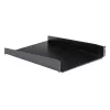 StarTech.com Bandeja de rack para servidor 2U – Bandeja de montaje en rack extensible universal para rack y armario de equipos de red de 19 pulgadas – Acero de alta resistencia – Capacidad de carga 22,6 kg – Bandeja de 22 pulgadas de profundidad, negro