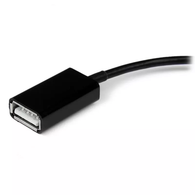 StarTech.com Cable adaptador USB OTG para Samsung Galaxy Tab, 0,1524 m, Samsung 30p, USB A, negro, macho, hembra