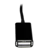 StarTech.com Cable adaptador USB OTG para Samsung Galaxy Tab, 0,1524 m, Samsung 30p, USB A, negro, macho, hembra