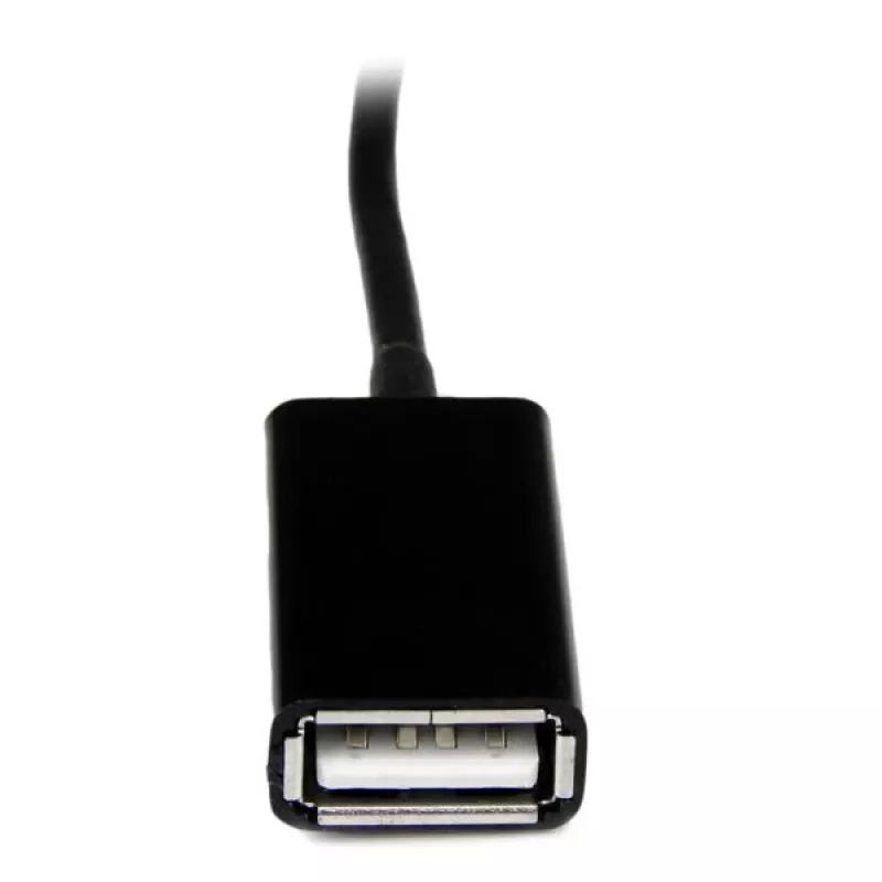 StarTech.com Cable adaptador USB OTG para Samsung Galaxy Tab, 0,1524 m, Samsung 30p, USB A, negro, macho, hembra