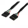 StarTech.com Cable de cabecera USB IDC de 5 pines interno para placa base de 61 cm F/F