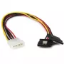 StarTech.com Adaptador divisor en Y de alimentación LP4 a 2x SATA con enganche de 30,5 cm – LP4 de 4 pines a doble SATA