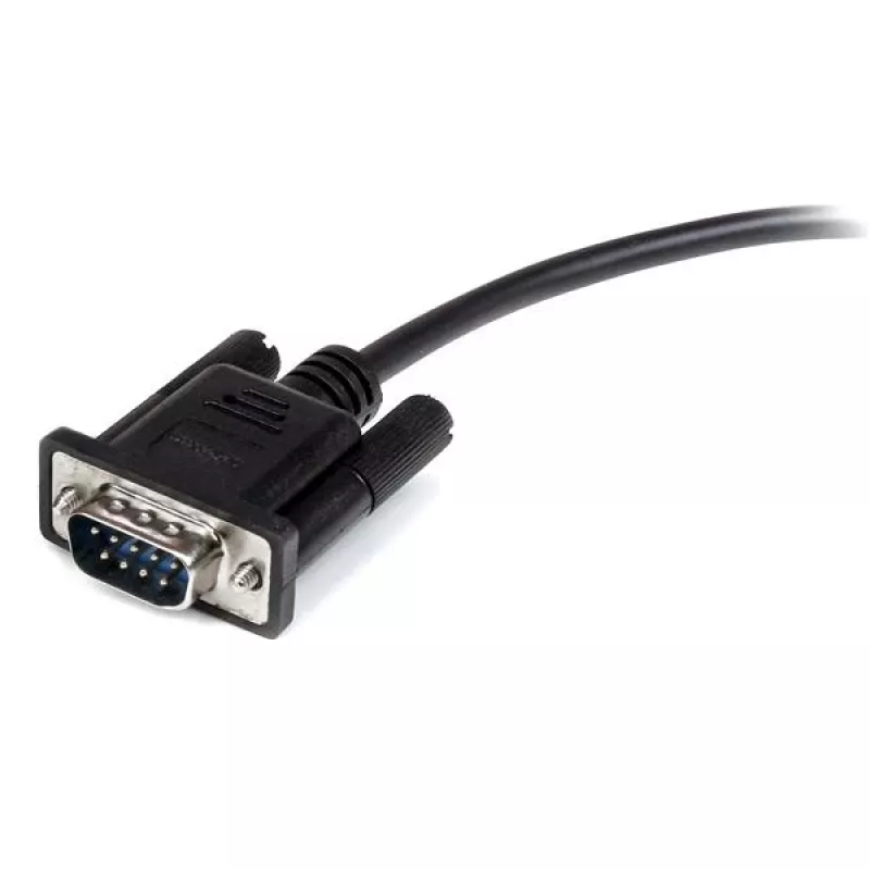 StarTech.com Cable serie RS232 DB9 recto negro de 1m - M/F