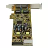 StarTech.com Tarjeta de red adaptadora Gigabit Ethernet PCI Express PCIe de doble puerto – PoE/PSE