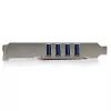 StarTech.com Tarjeta adaptadora PCI USB 3.0 de 4 puertos con conector de alimentación SATA/SP4