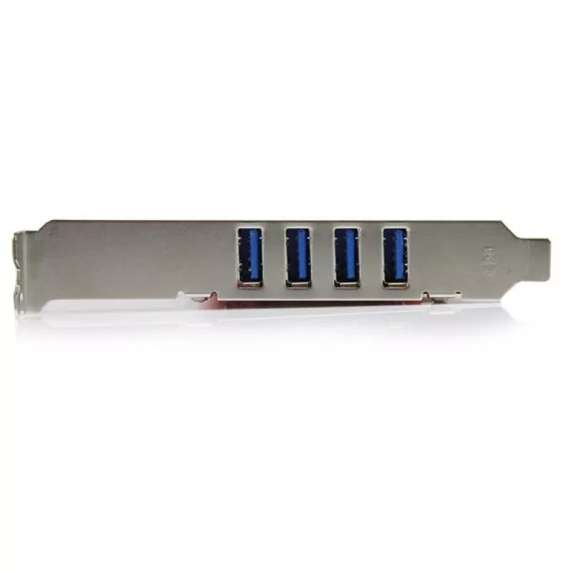 StarTech.com Tarjeta adaptadora PCI USB 3.0 de 4 puertos con conector de alimentación SATA/SP4