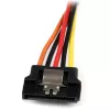 StarTech.com adaptador de cable divisor en Y de alimentación SATA con pestillo de 15 cm – conector macho/hembra