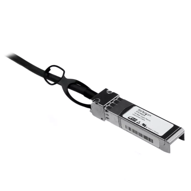 StarTech.com cable de conexión directa Twinax SFP+ a SFP+ de 2 m 10G compatible con SFP-H10GB-CU2M – DAC de cobre 10GbE SFP+ 10 Gbps pasivo de bajo consumo módulo Mini GBIC/transceptor DAC Firepower ASR920 ASR9000