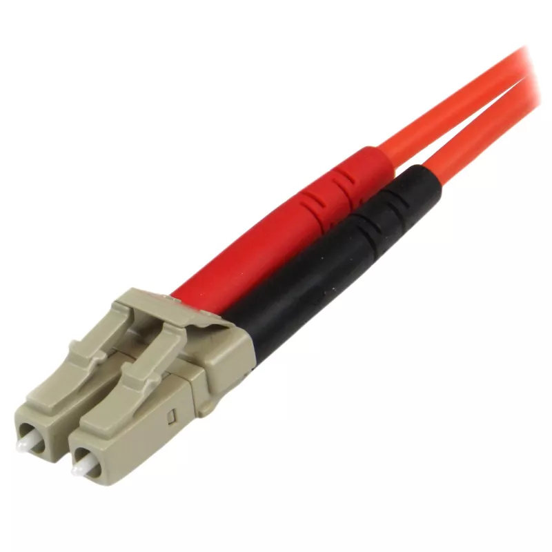 StarTech.com cable de fibra óptica de 1 m – multimodo dúplex 50/125 – cable jumper de fibra LSZH – LC/ST