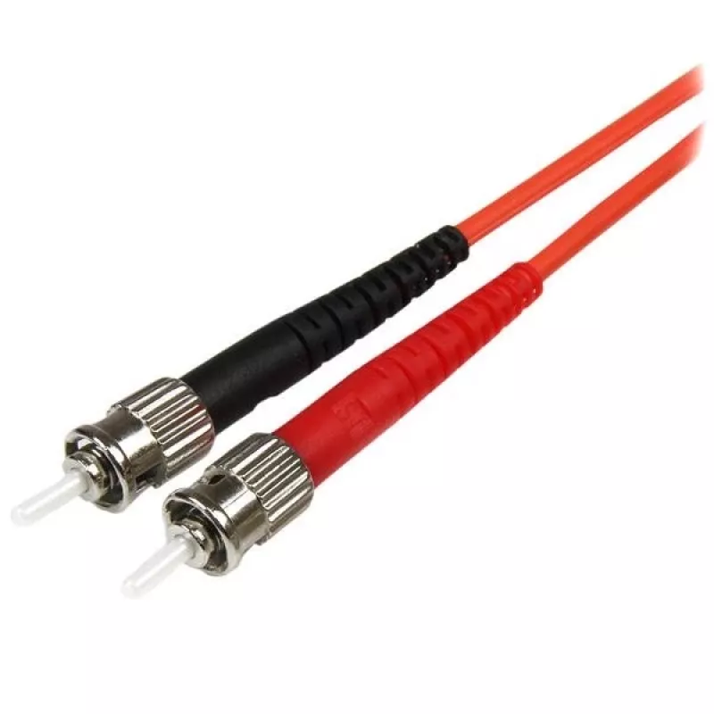 StarTech.com cable de fibra óptica de 5 m – multimodo dúplex 50/125 – cable jumper de fibra LSZH – LC/ST