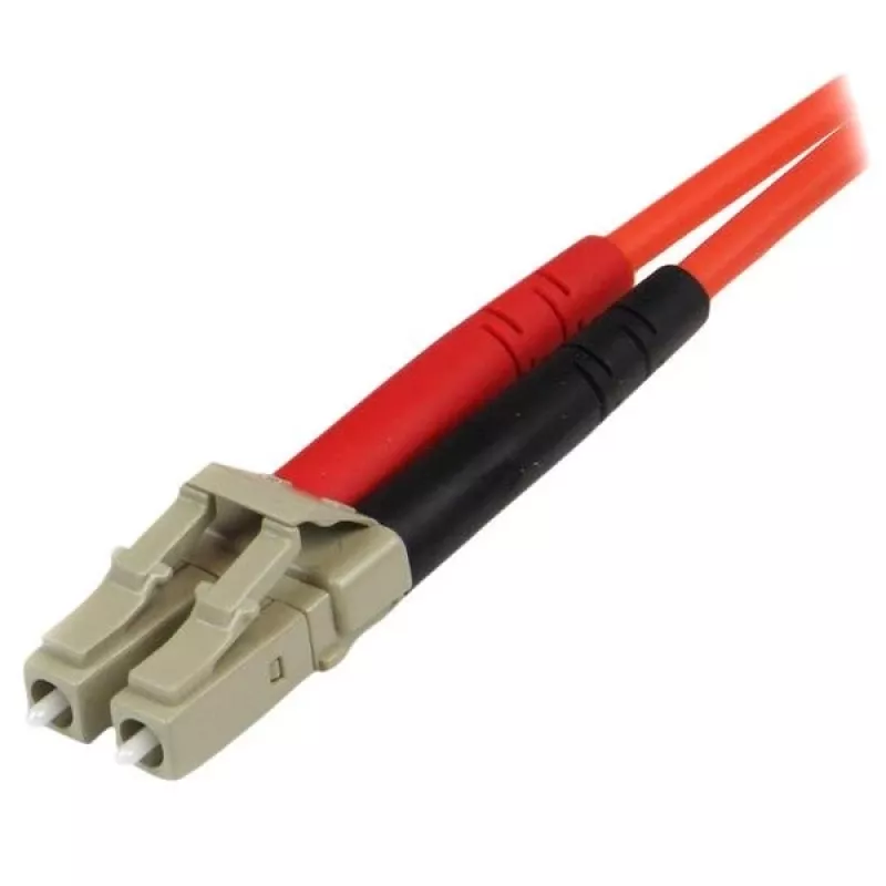 StarTech.com cable de fibra óptica de 5 m – multimodo dúplex 50/125 – cable jumper de fibra LSZH – LC/ST