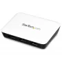 StarTech.com adaptador de red USB 3.0 a Gigabit Ethernet NIC con hub de 3 puertos – blanco
