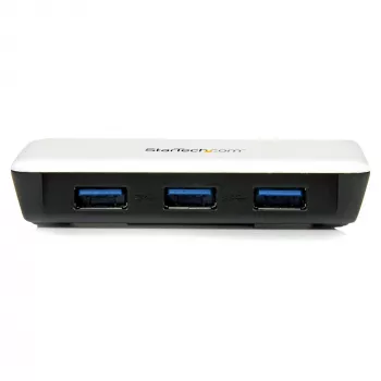 StarTech.com adaptador de red USB 3.0 a Gigabit Ethernet NIC con hub de 3 puertos – blanco