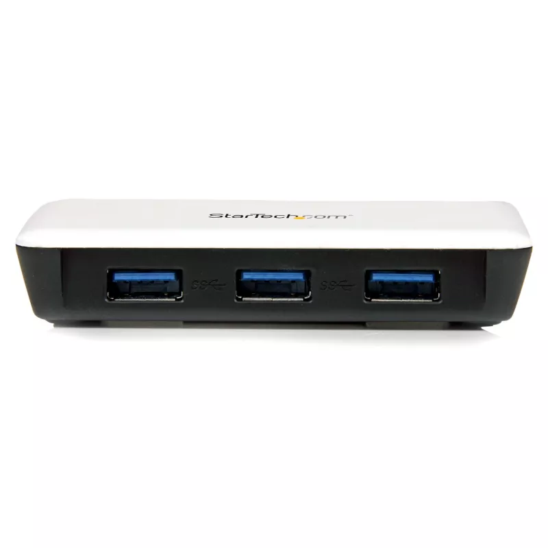 StarTech.com adaptador de red USB 3.0 a Gigabit Ethernet NIC con hub de 3 puertos – blanco