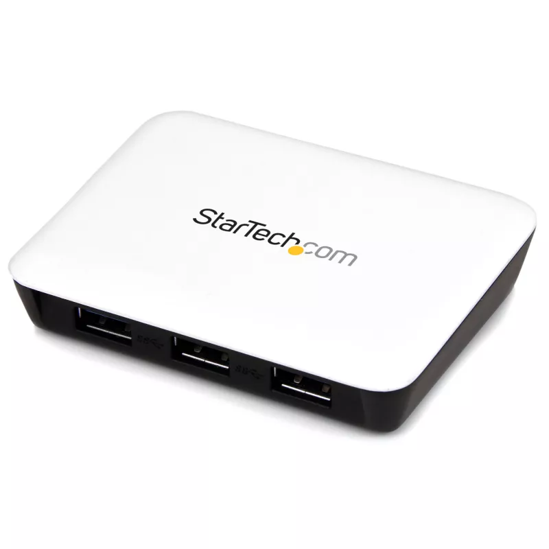 StarTech.com adaptador de red USB 3.0 a Gigabit Ethernet NIC con hub de 3 puertos – blanco