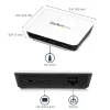 StarTech.com adaptador de red USB 3.0 a Gigabit Ethernet NIC con hub de 3 puertos – blanco