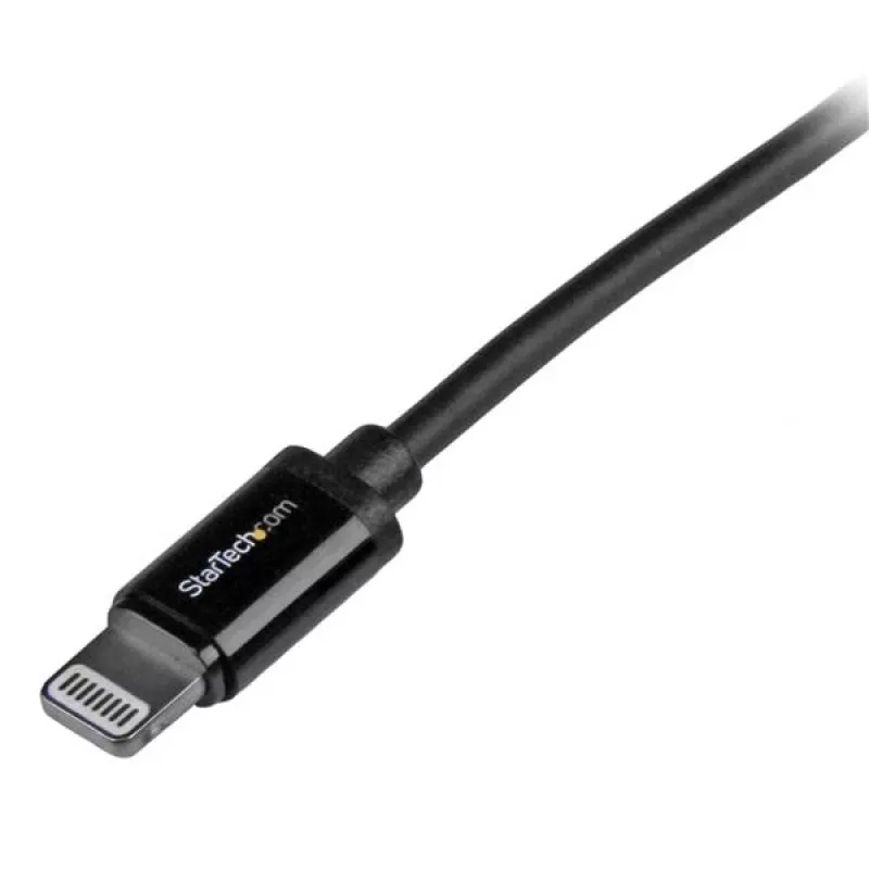 StarTech.com cable USB a Lightning de 1 m – cable de carga para iPhone/iPad/iPod – cable Lightning a USB de alta velocidad – certificado Apple MFi – negro