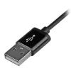 StarTech.com cable USB a Lightning de 1 m – cable de carga para iPhone/iPad/iPod – cable Lightning a USB de alta velocidad – certificado Apple MFi – negro