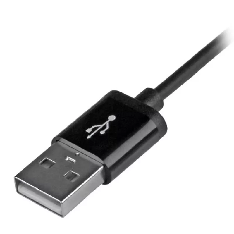 StarTech.com cable USB a Lightning de 1 m – cable de carga para iPhone/iPad/iPod – cable Lightning a USB de alta velocidad – certificado Apple MFi – negro