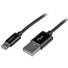 StarTech.com cable USB a Lightning de 1 m – cable de carga para iPhone/iPad/iPod – cable Lightning a USB de alta velocidad – certificado Apple MFi – negro