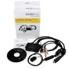 StarTech.com conmutador KVM de cable USB a HDMI de 2 puertos con audio y conmutador remoto – alimentado por USB