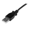 StarTech.com cable Mini-USB de 1 m – A a Mini-B en ángulo ascendente, 1 m, USB A, Mini-USB B, USB 2.0, macho/macho, negro