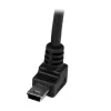 StarTech.com cable Mini-USB de 1 m – A a Mini-B en ángulo ascendente, 1 m, USB A, Mini-USB B, USB 2.0, macho/macho, negro