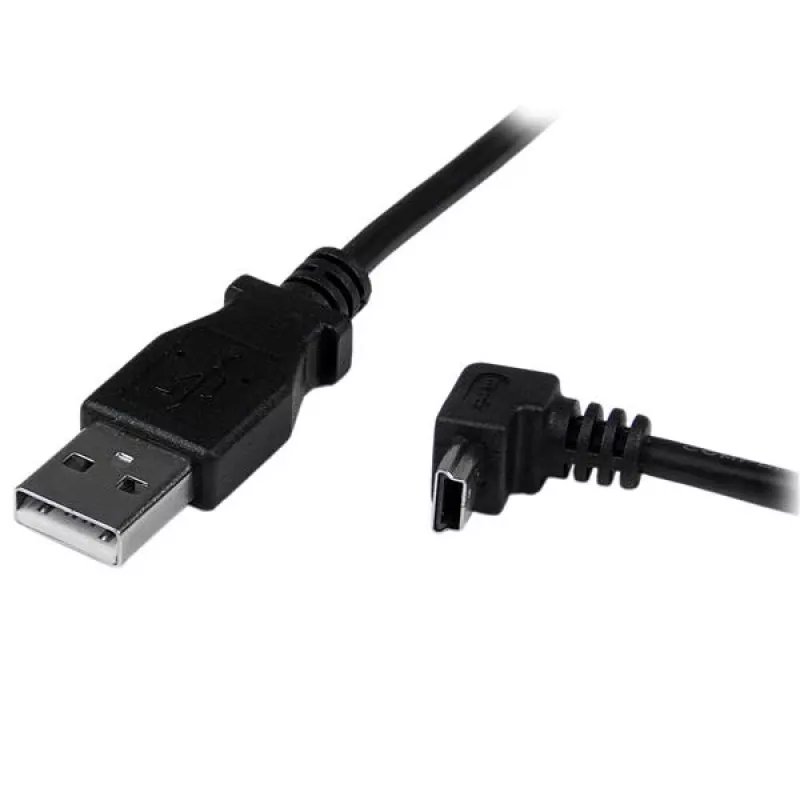 StarTech.com cable Mini-USB de 2 m – A a Mini-B en ángulo, 2 m
