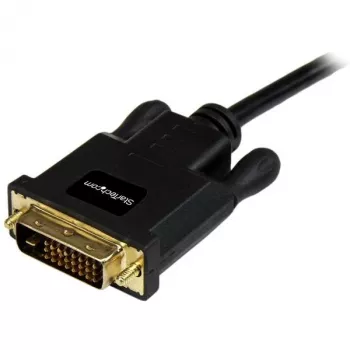 StarTech.com cable Mini DisplayPort a DVI de 3ft (0,9 m) – cable adaptador Mini DP a DVI – vídeo 1080p – pasivo mDP 1.2 a DVI-D Single Link – mDP o Thunderbolt 1/2 Mac/PC a monitor DVI