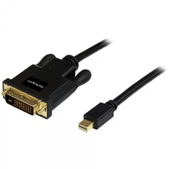 StarTech.com cable Mini DisplayPort a DVI de 3 m – cable adaptador Mini DP a DVI – vídeo 1080p – pasivo mDP 1.2 a DVI-D Single Link – mDP o Thunderbolt 1/2 Mac/PC a monitor DVI