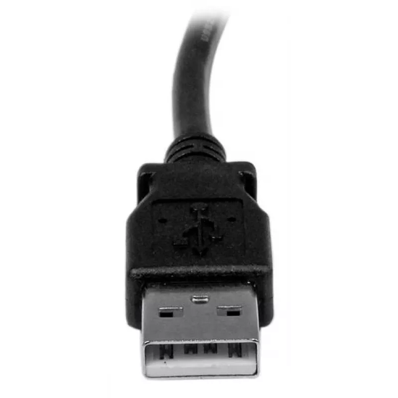 StarTech.com cable USB 2.0 de 1 m A a B en ángulo recto – M/M, 1 m, USB A, USB B, USB 2.0, macho/macho, negro