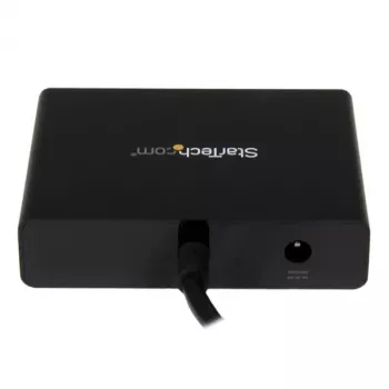StarTech.com adaptador multipantalla de 3 puertos – hub MST DisplayPort 1.2 a doble 4K 30 Hz y 1x 1080p – divisor de vídeo para modo de escritorio extendido solo en PC Windows – DP a 3 monitores DP