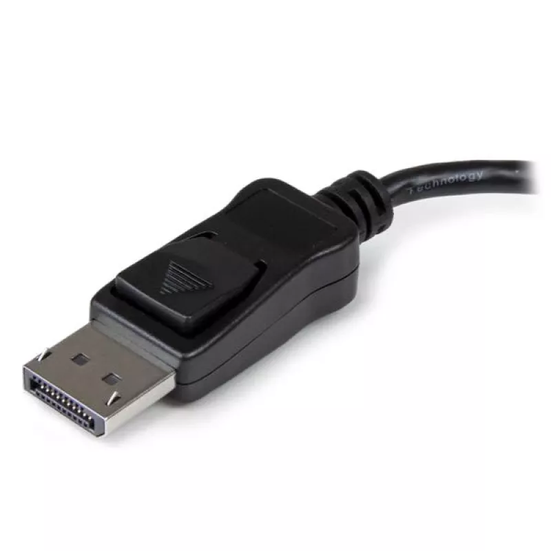 StarTech.com adaptador multipantalla de 3 puertos – hub MST DisplayPort 1.2 a doble 4K 30 Hz y 1x 1080p – divisor de vídeo para modo de escritorio extendido solo en PC Windows – DP a 3 monitores DP