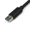 StarTech.com adaptador de red USB 3.0 a Gigabit Ethernet NIC con puerto USB – negro
