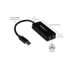 StarTech.com adaptador de red USB 3.0 a Gigabit Ethernet NIC con puerto USB – negro