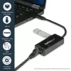 StarTech.com adaptador de red USB 3.0 a Gigabit Ethernet NIC con puerto USB – negro