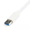 StarTech.com adaptador de red USB 3.0 a Gigabit Ethernet NIC con puerto USB – blanco