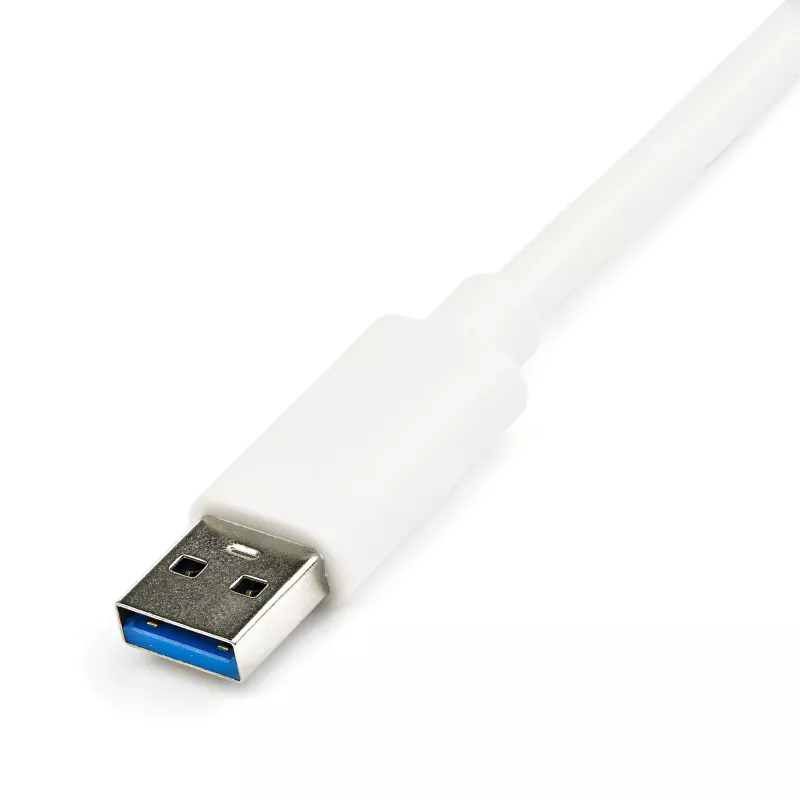 StarTech.com adaptador de red USB 3.0 a Gigabit Ethernet NIC con puerto USB – blanco