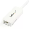 StarTech.com adaptador de red USB 3.0 a Gigabit Ethernet NIC con puerto USB – blanco