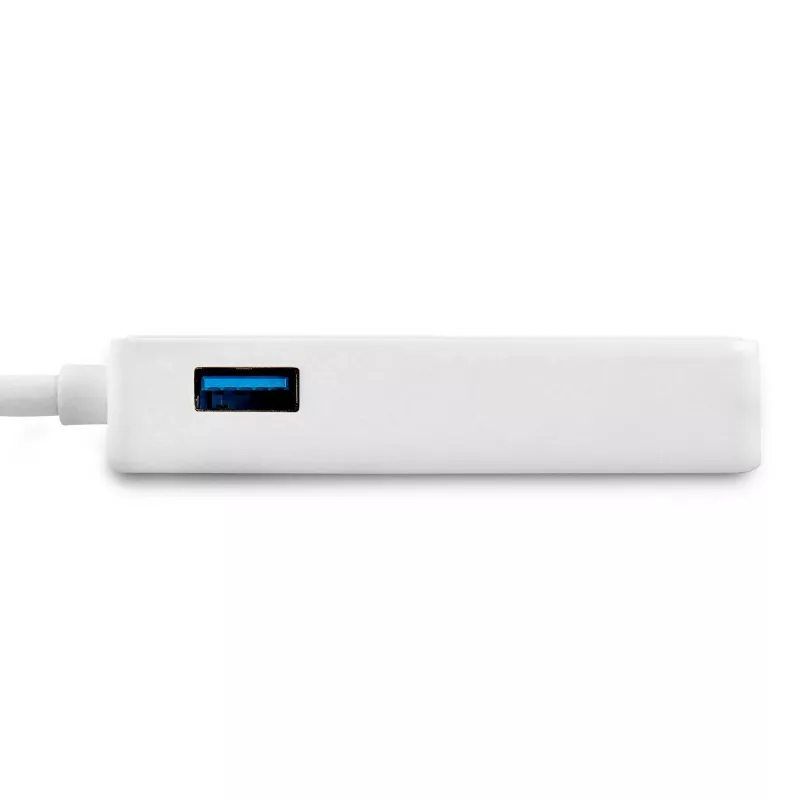 StarTech.com adaptador de red USB 3.0 a Gigabit Ethernet NIC con puerto USB – blanco