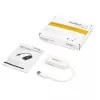 StarTech.com adaptador de red USB 3.0 a Gigabit Ethernet NIC con puerto USB – blanco