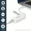 StarTech.com adaptador de red USB 3.0 a Gigabit Ethernet NIC con puerto USB – blanco