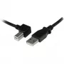 StarTech.com cable USB 2.0 de 1 m A a B en ángulo izquierdo – M/M