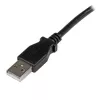 StarTech.com cable USB 2.0 de 1 m A a B en ángulo izquierdo – M/M