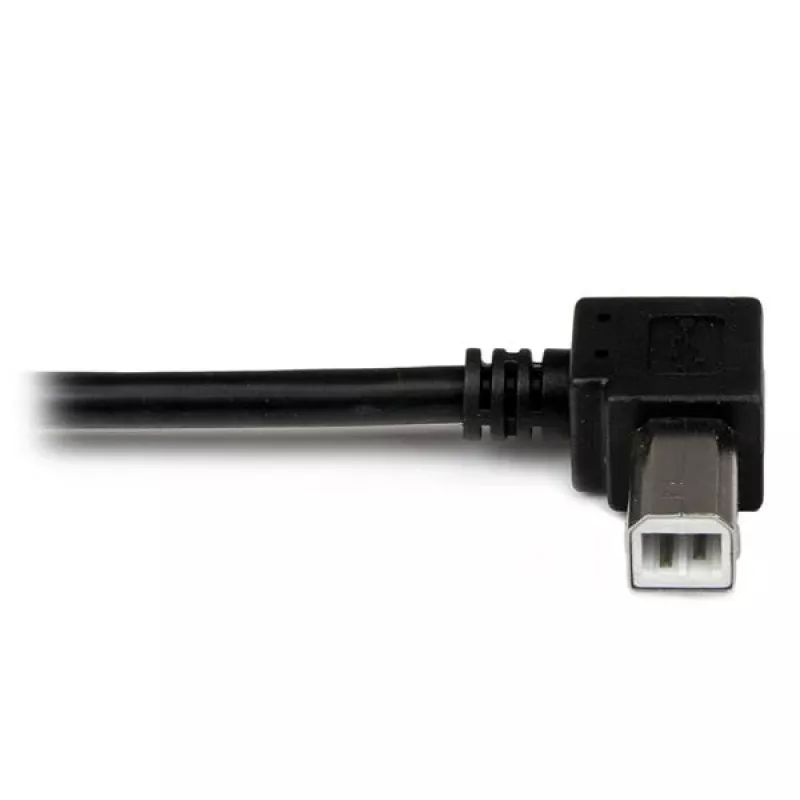 StarTech.com cable USB 2.0 de 1 m A a B en ángulo izquierdo – M/M